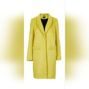 Mango Bright Yellow Teddy Jacket